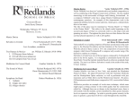 Concert Band - University of Redlands