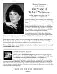The Music of Richard Yardumian