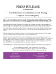 press release - Erie Philharmonic