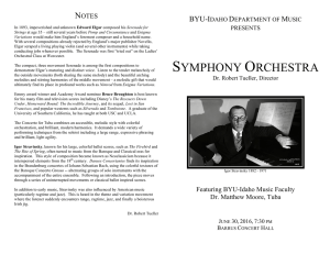 Symphony Program