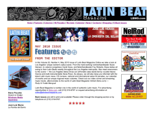 Features - Latin Beat Magazine