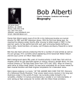 Biography - Bob Alberti