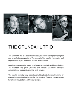 The Grundahl Trio Bio