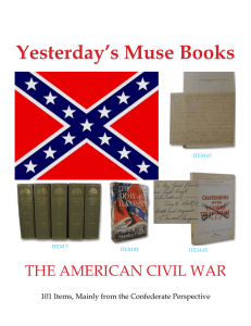 American Civil War - Yesterday`s Muse Books
