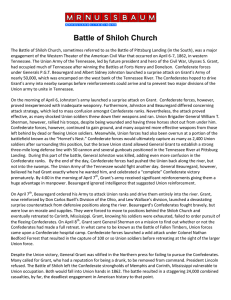 Battle of Shiloh Church