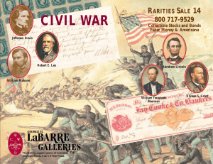 CIVIL WAR - LaBarre Galleries