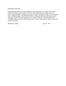 Honors Thesis - Emory University