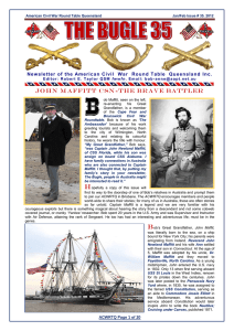The Bugle #35 - American Civil War Round Table of Queensland