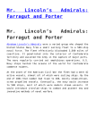 Mr. Lincoln`s Admirals: Farragut and Porter
