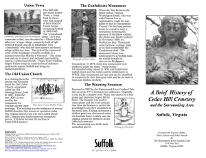 A Brief History of Cedar Hill Cemetery