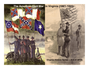 Civil War in Virginia - Virginia History Series