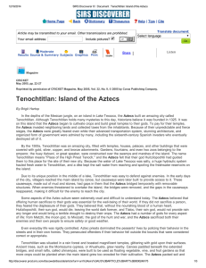 Tenochtitlan_ Island of the Aztecs