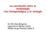 Correlación entre los hallazgos citológicos, virológicos e histológicos