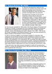 Dr. Gustavo Bounous, MD, FRCSC Dr. Patricia Kongshavn, MA, MSc