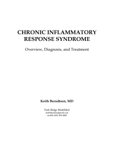 Chronic Inflammatory Response Syndrome