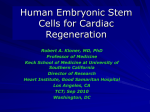 Human Embryonic Stem Cells for Cardiac Regeneration