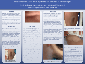 Regression of Nevi After Candida Injection for the Treatment of