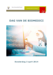 dag van de biomedici - Biomedische Wetenschappen VUB