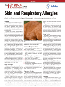 Skin and Respiratory Allergies