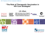 “The Role of Therapeutic Vaccination in HIV Cure Strategies” J.D.