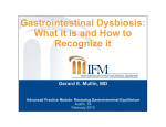 Gastrointestinal Dysbiosis: What it is and How to Recognize it g