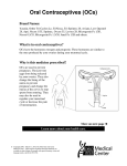 Oral Contraceptives (OCs) - Patient Education - Pages
