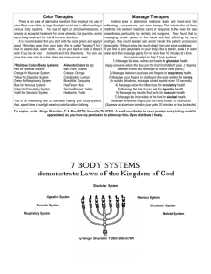 7 Body Systems - 2