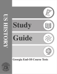 U.S. History EOCT Study Guide - Early College Academy of Columbus