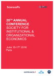 Program - International Society for New Institutional Economics