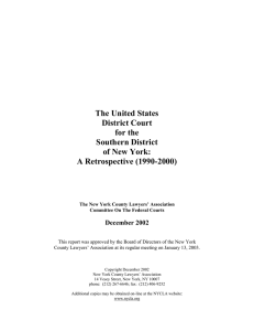 TABLE OF CONTENTS - New York County Lawyers` Association
