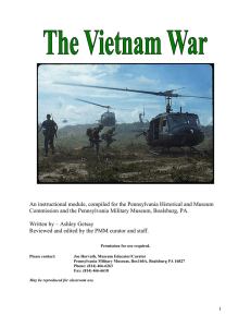 Vietnam War - Pennsylvania Military Museum