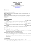 CURRICULUM VITAE