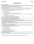 Waiver Survey and Certification Nursing Services Checklist
