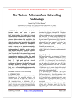 Red Tacton - IJETT - International Journal of Engineering Trends