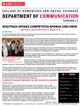 Spring - Department of Communication