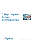 3 Ways to Ignite Patient Communication