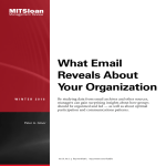 What Email Reveals About Your Organization