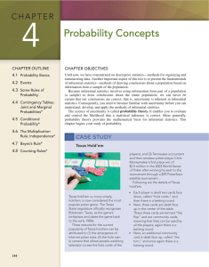CHAPTER 4 Probability Concepts