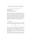 Clayton copula and mixture decomposition