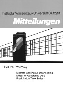 Heft 168 Wei Yang Discrete-Continuous Downscaling Model for