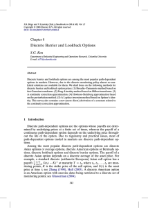 Discrete Barrier and Lookback Options