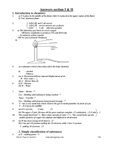 Topical KCSE Mock-Chemistry Answers(15 Schools)