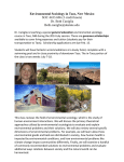Environmental Sociology in Taos, New Mexico SOC 4433.606 (3