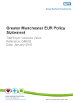 GM Varicose Veins Policy - NHS North West Commissioning