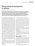 Pharmacological management of epilepsy