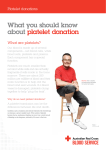 What you should know about platelet donation