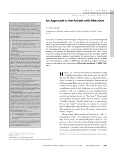 An Approach to the Patient with Hirsutism