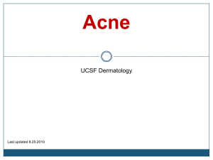 Acne - UCSF Dermatology