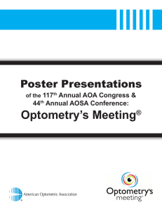 Optometry`s Meeting - American Optometric Association