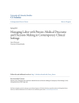 Managing Labor with Pitocin: Medical Discourse and